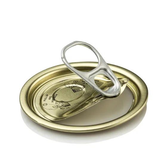Easy Open Can Lids Easy Open Tin Can Lid 300# 73mm Tinplate Easy Open TFS Eoe Easy Open Ends Manufacturers